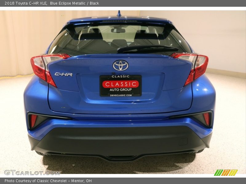 Blue Eclipse Metallic / Black 2018 Toyota C-HR XLE