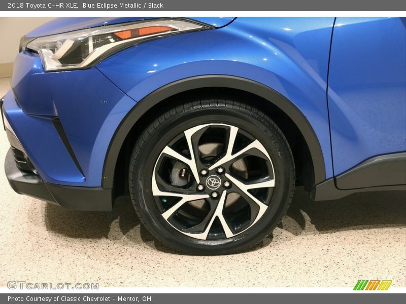 Blue Eclipse Metallic / Black 2018 Toyota C-HR XLE