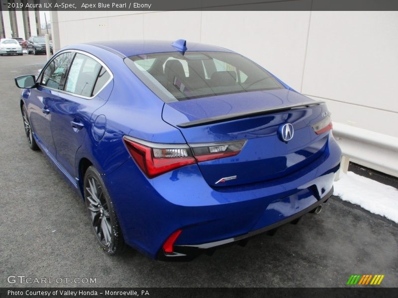 Apex Blue Pearl / Ebony 2019 Acura ILX A-Spec