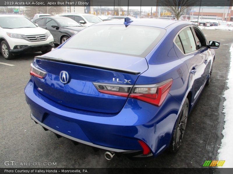 Apex Blue Pearl / Ebony 2019 Acura ILX A-Spec
