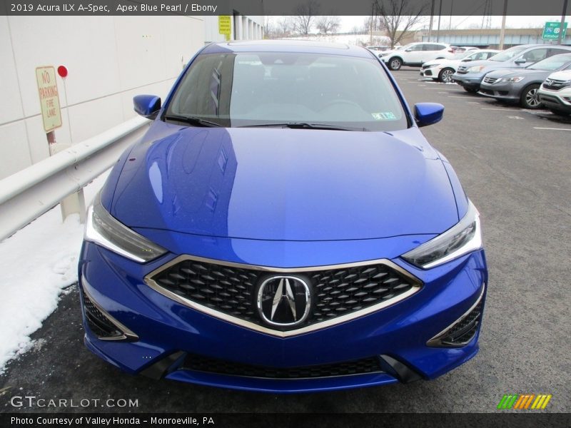 Apex Blue Pearl / Ebony 2019 Acura ILX A-Spec