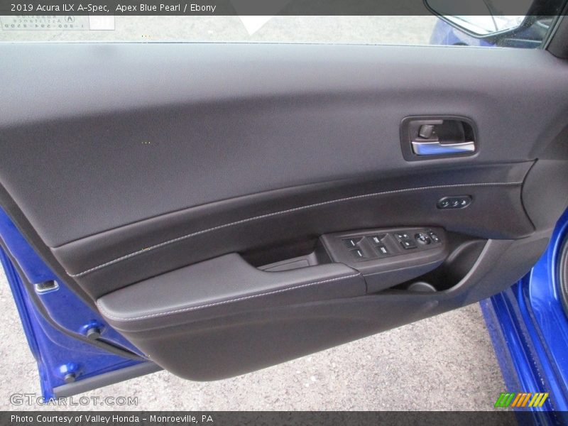 Apex Blue Pearl / Ebony 2019 Acura ILX A-Spec