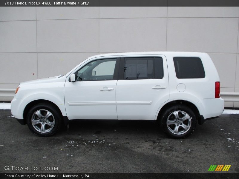 Taffeta White / Gray 2013 Honda Pilot EX 4WD