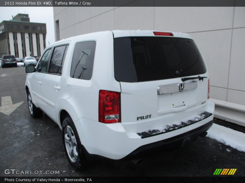 Taffeta White / Gray 2013 Honda Pilot EX 4WD