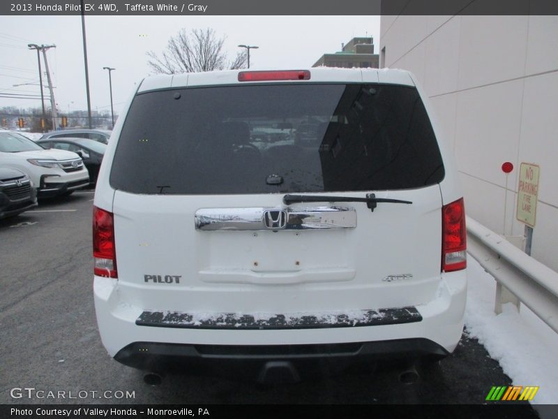 Taffeta White / Gray 2013 Honda Pilot EX 4WD