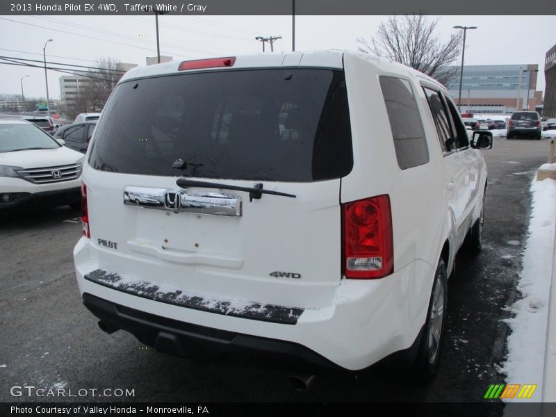 Taffeta White / Gray 2013 Honda Pilot EX 4WD