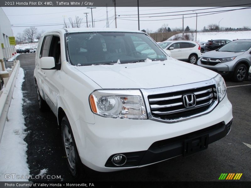 Taffeta White / Gray 2013 Honda Pilot EX 4WD