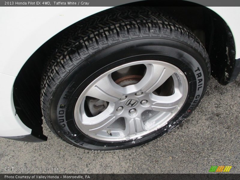 Taffeta White / Gray 2013 Honda Pilot EX 4WD