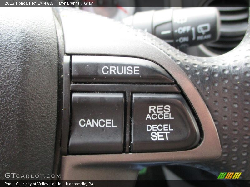 Taffeta White / Gray 2013 Honda Pilot EX 4WD