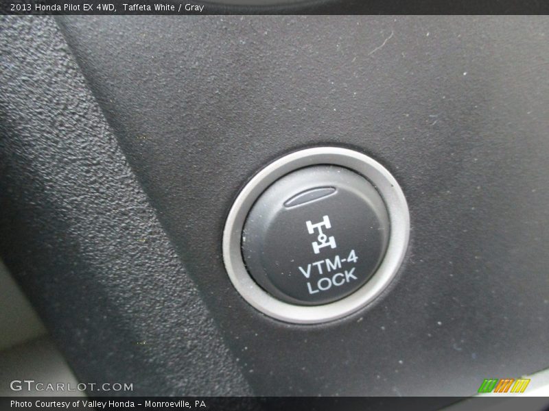 Taffeta White / Gray 2013 Honda Pilot EX 4WD
