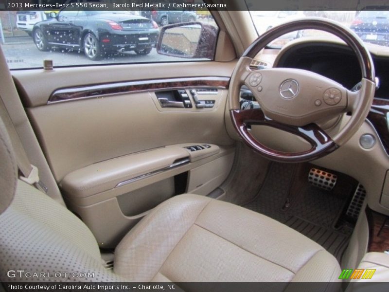 Barolo Red Metallic / Cashmere/Savanna 2013 Mercedes-Benz S 550 Sedan