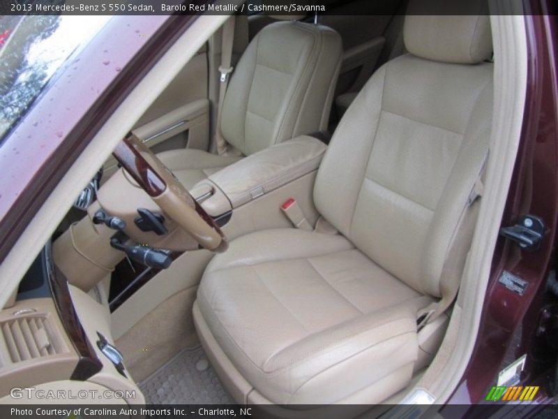 Barolo Red Metallic / Cashmere/Savanna 2013 Mercedes-Benz S 550 Sedan