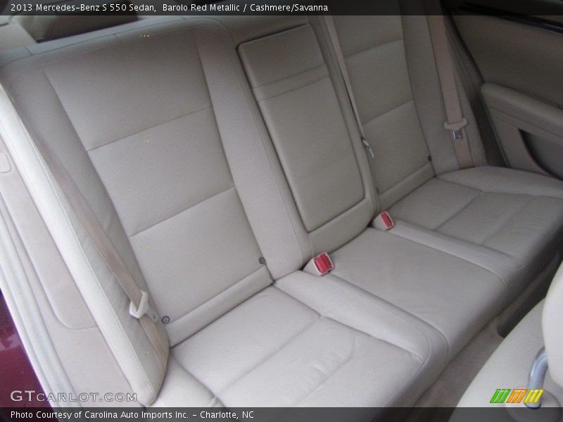Barolo Red Metallic / Cashmere/Savanna 2013 Mercedes-Benz S 550 Sedan