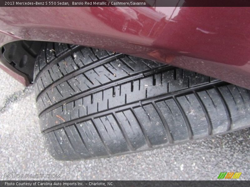 Barolo Red Metallic / Cashmere/Savanna 2013 Mercedes-Benz S 550 Sedan