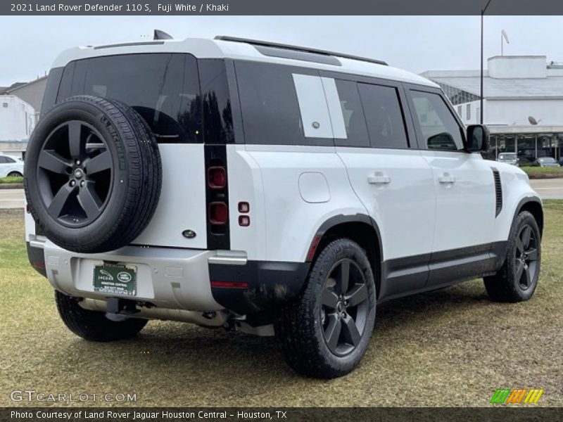 Fuji White / Khaki 2021 Land Rover Defender 110 S
