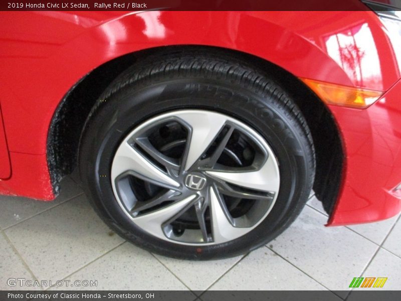 Rallye Red / Black 2019 Honda Civic LX Sedan