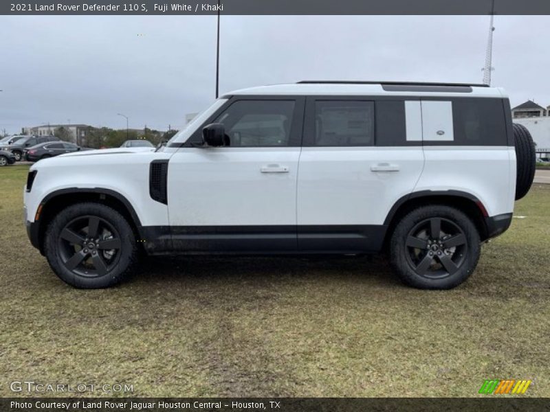Fuji White / Khaki 2021 Land Rover Defender 110 S