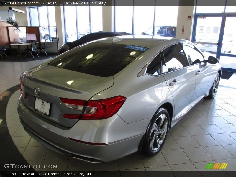 Lunar Silver Metallic / Gray 2019 Honda Accord EX Sedan