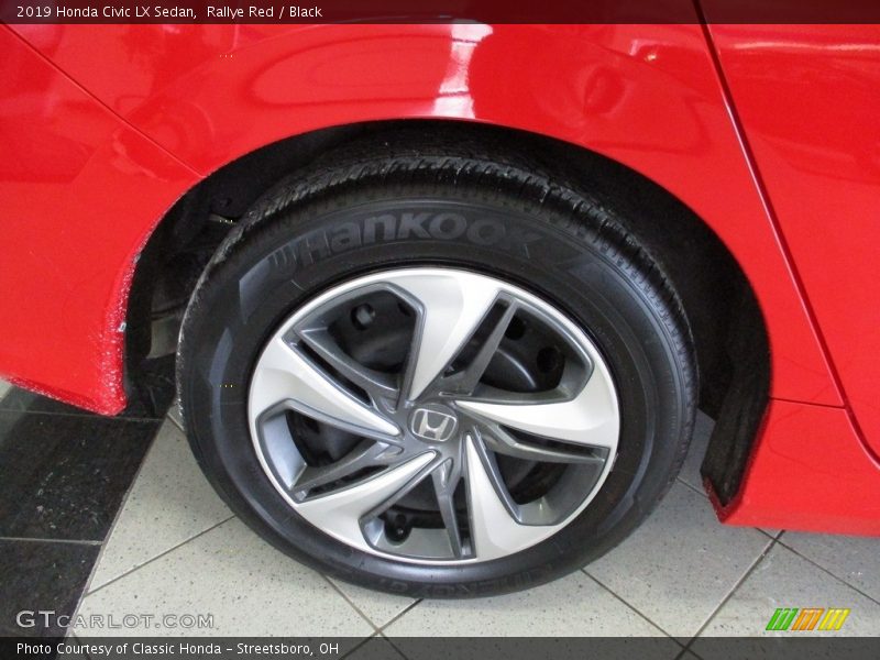 Rallye Red / Black 2019 Honda Civic LX Sedan