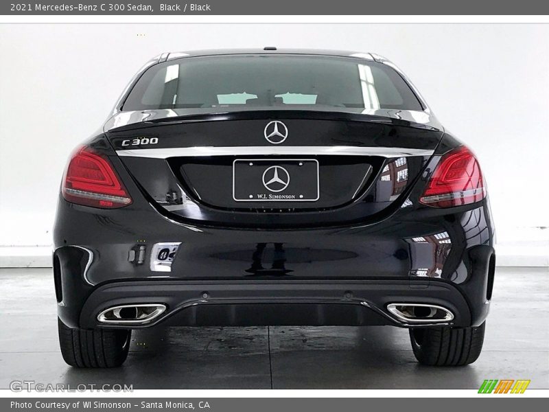 Black / Black 2021 Mercedes-Benz C 300 Sedan