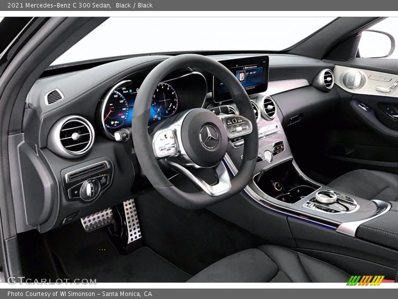 Black / Black 2021 Mercedes-Benz C 300 Sedan