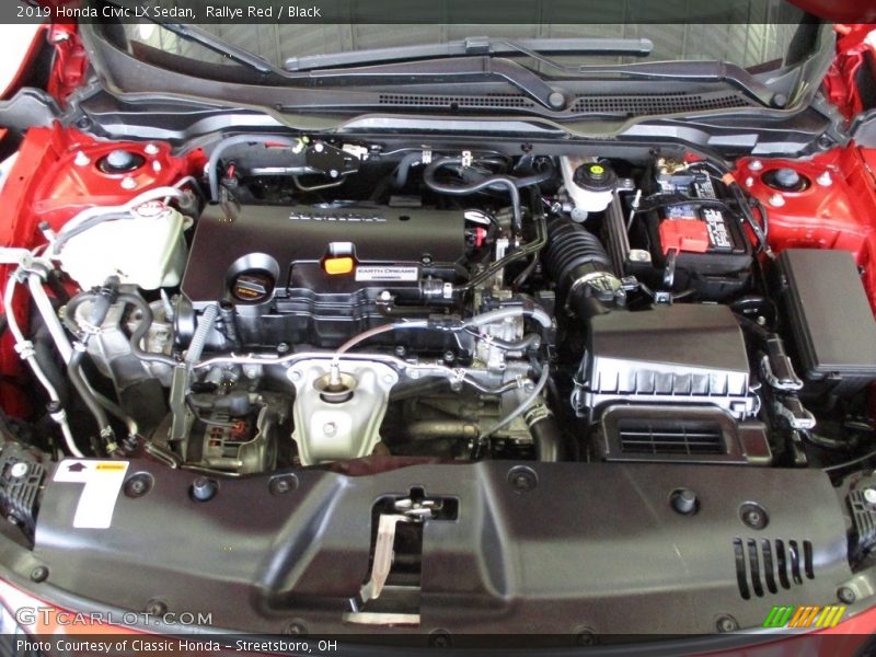 Rallye Red / Black 2019 Honda Civic LX Sedan