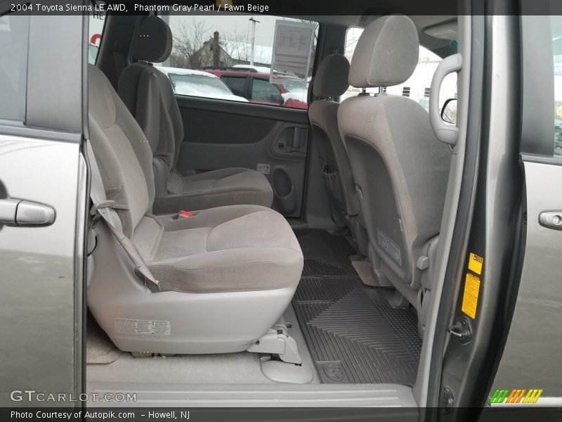 Phantom Gray Pearl / Fawn Beige 2004 Toyota Sienna LE AWD