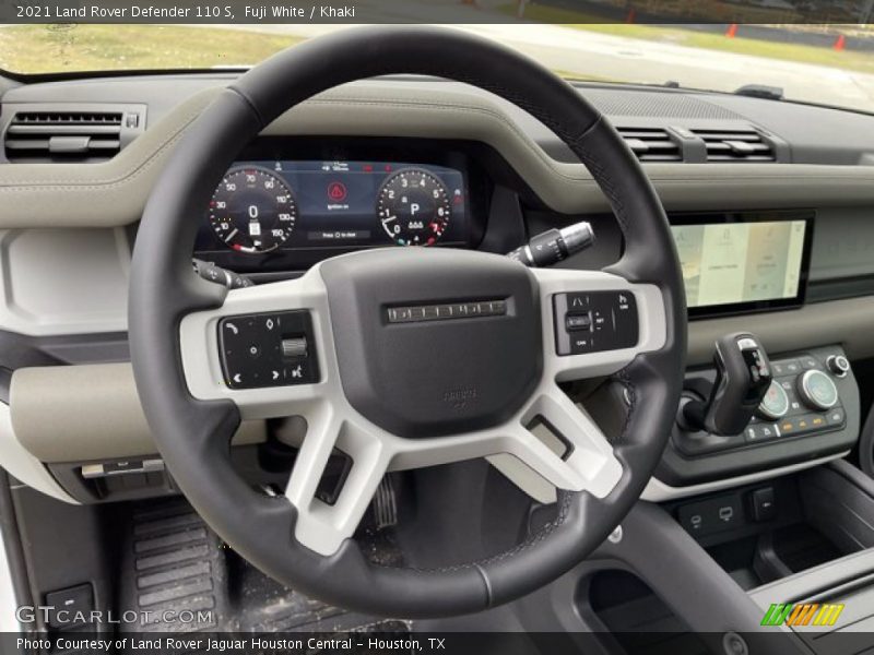 Fuji White / Khaki 2021 Land Rover Defender 110 S