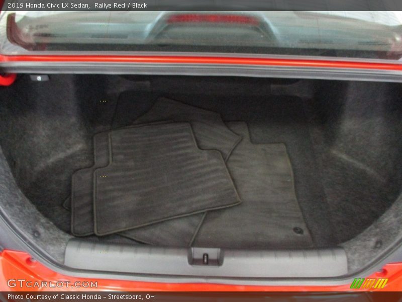 Rallye Red / Black 2019 Honda Civic LX Sedan