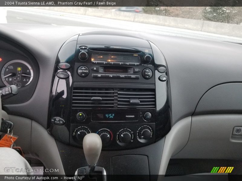 Phantom Gray Pearl / Fawn Beige 2004 Toyota Sienna LE AWD