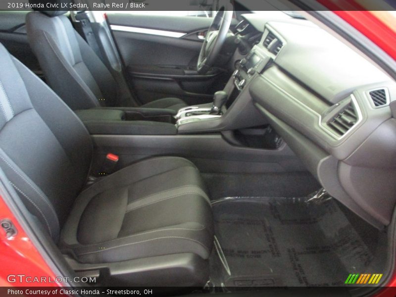 Rallye Red / Black 2019 Honda Civic LX Sedan