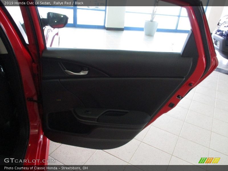 Rallye Red / Black 2019 Honda Civic LX Sedan