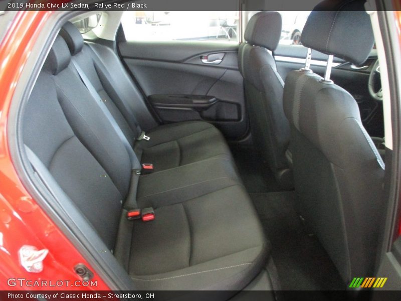 Rallye Red / Black 2019 Honda Civic LX Sedan