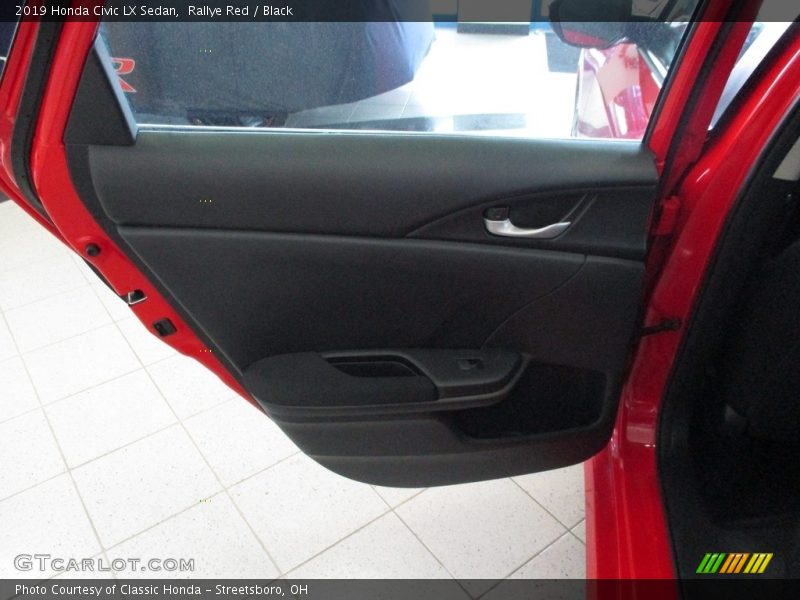 Rallye Red / Black 2019 Honda Civic LX Sedan