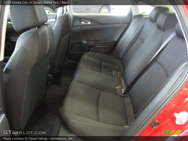 Rallye Red / Black 2019 Honda Civic LX Sedan