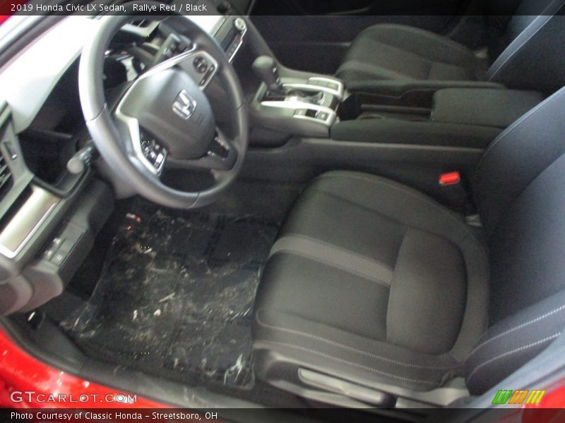 Rallye Red / Black 2019 Honda Civic LX Sedan
