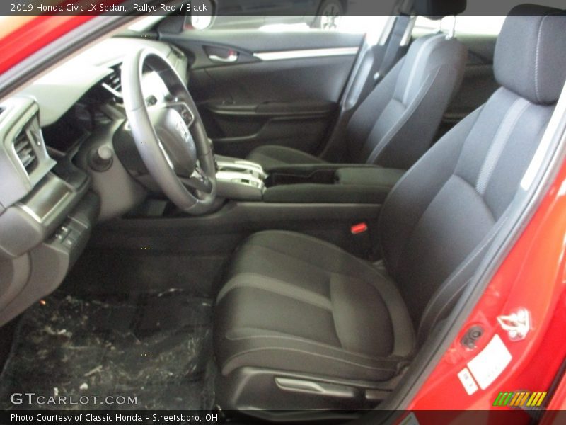 Rallye Red / Black 2019 Honda Civic LX Sedan
