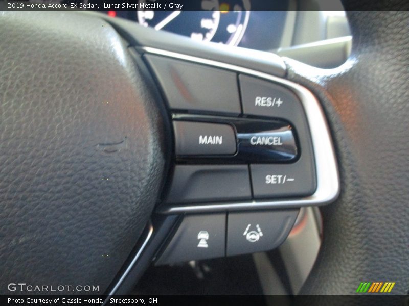 Lunar Silver Metallic / Gray 2019 Honda Accord EX Sedan
