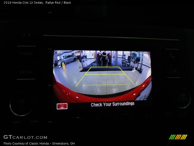 Rallye Red / Black 2019 Honda Civic LX Sedan