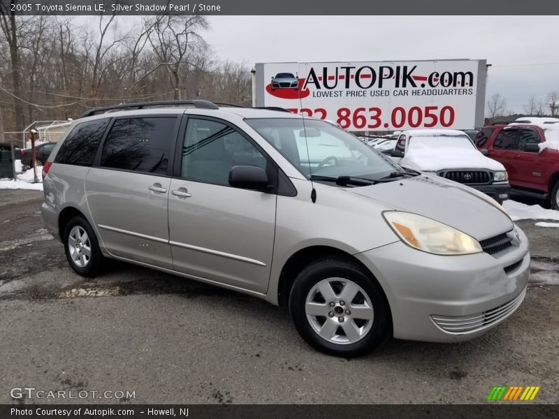 Silver Shadow Pearl / Stone 2005 Toyota Sienna LE