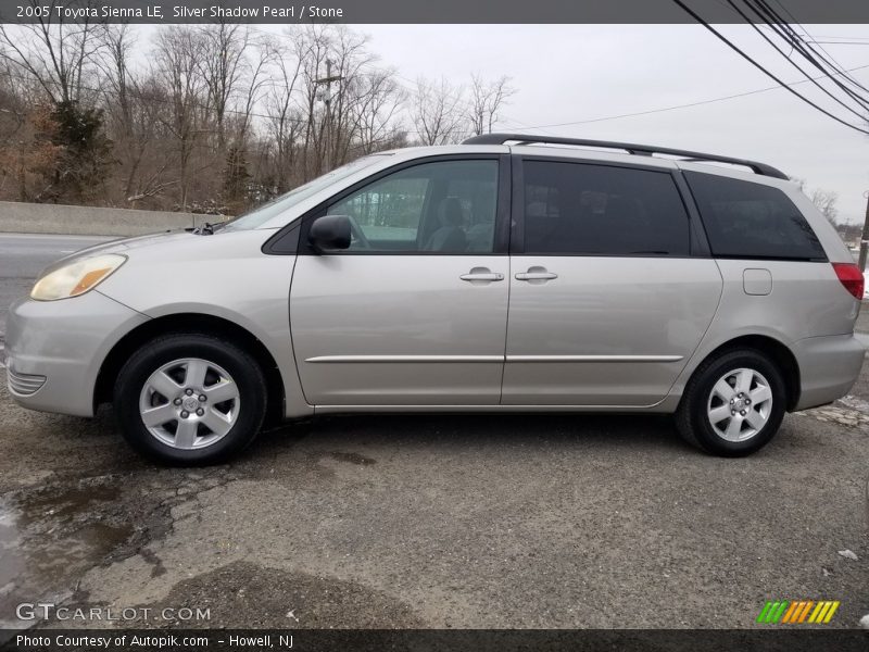 Silver Shadow Pearl / Stone 2005 Toyota Sienna LE