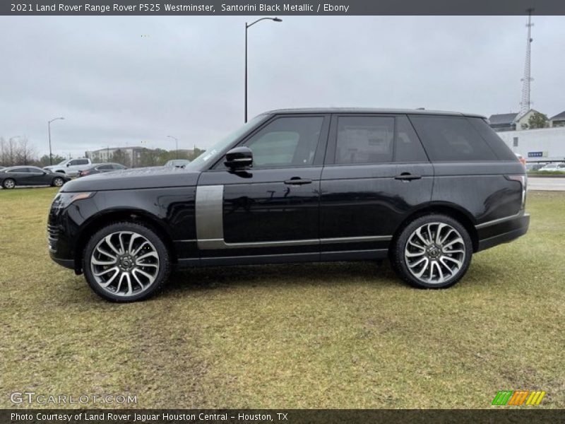 Santorini Black Metallic / Ebony 2021 Land Rover Range Rover P525 Westminster