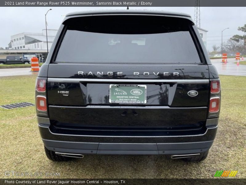 Santorini Black Metallic / Ebony 2021 Land Rover Range Rover P525 Westminster