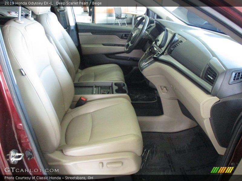 Deep Scarlet Pearl / Beige 2019 Honda Odyssey EX-L