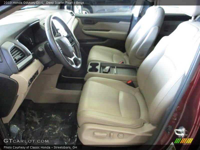 Deep Scarlet Pearl / Beige 2019 Honda Odyssey EX-L