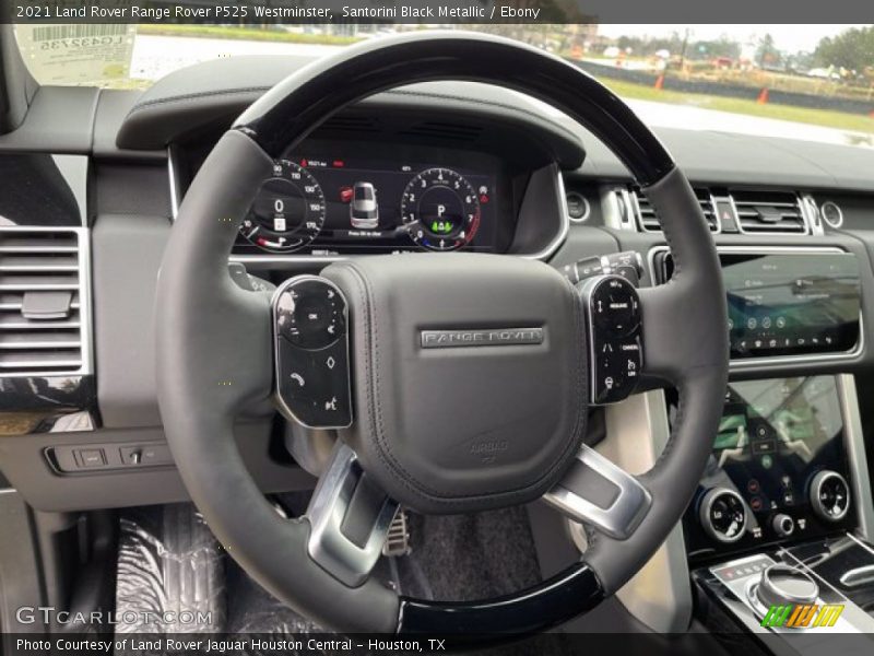 Santorini Black Metallic / Ebony 2021 Land Rover Range Rover P525 Westminster