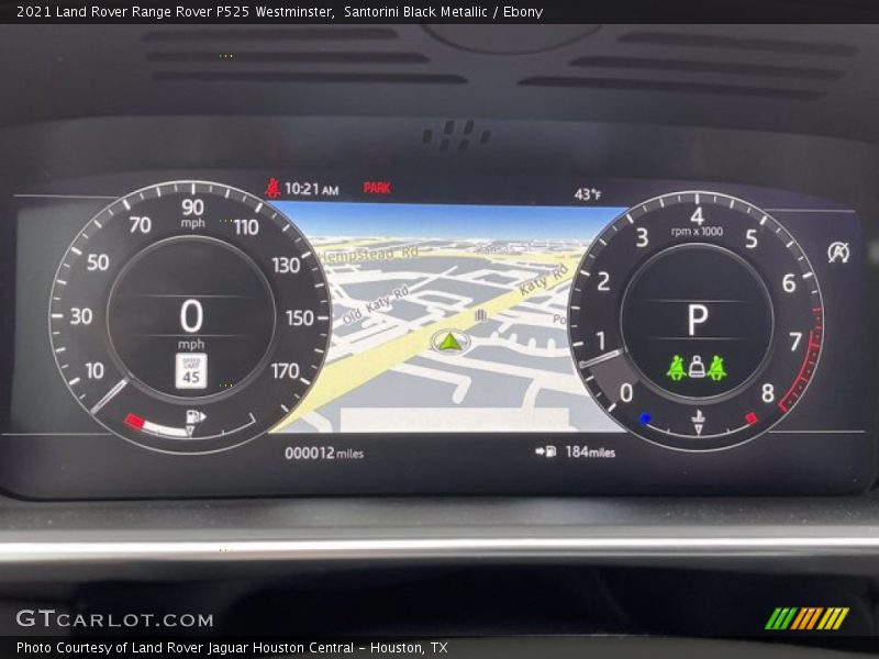 Santorini Black Metallic / Ebony 2021 Land Rover Range Rover P525 Westminster