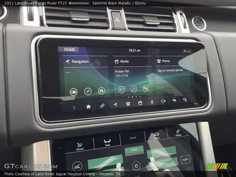 Santorini Black Metallic / Ebony 2021 Land Rover Range Rover P525 Westminster