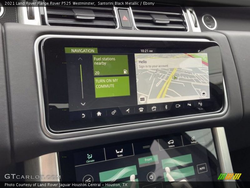 Santorini Black Metallic / Ebony 2021 Land Rover Range Rover P525 Westminster
