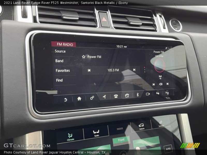 Santorini Black Metallic / Ebony 2021 Land Rover Range Rover P525 Westminster